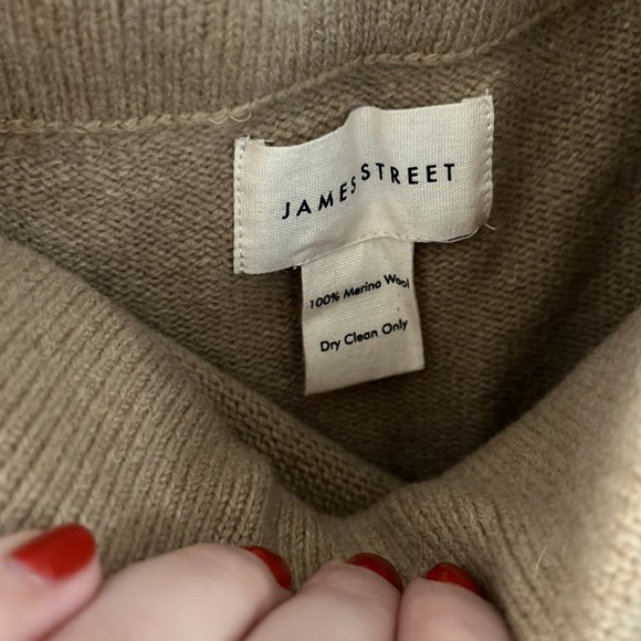 James Street Co Wool Set Leon Pants Oversized Cardigan L NEW - Picture 7 of 10